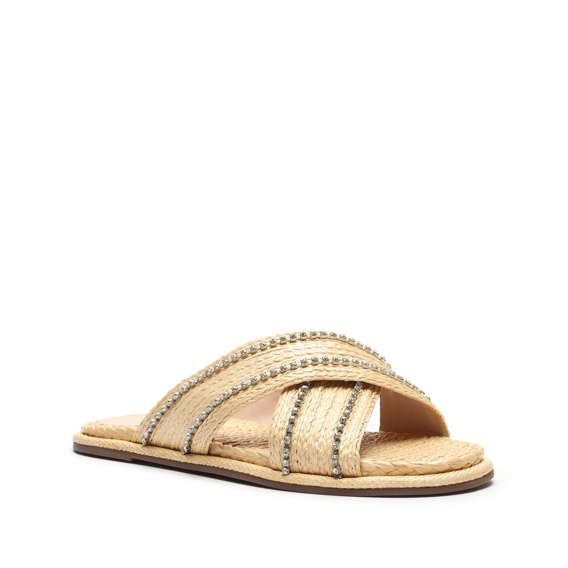 Carlotta Embroidered Sandal Flats Sale    - Schutz Shoes