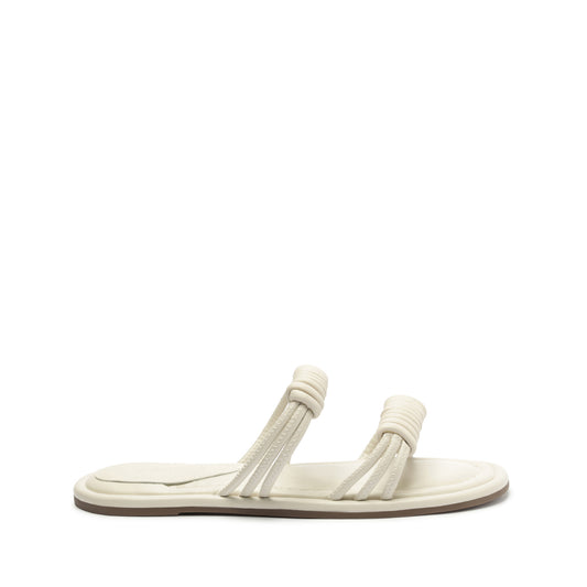 Binky Sandal Flats Summer 23 5 Pearl Faux Leather - Schutz Shoes