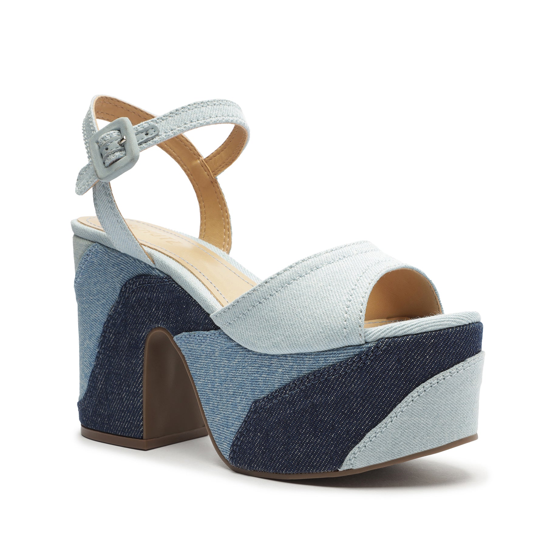 Isabelle Platform Denim Sandal Sandals Spring 23    - Schutz Shoes