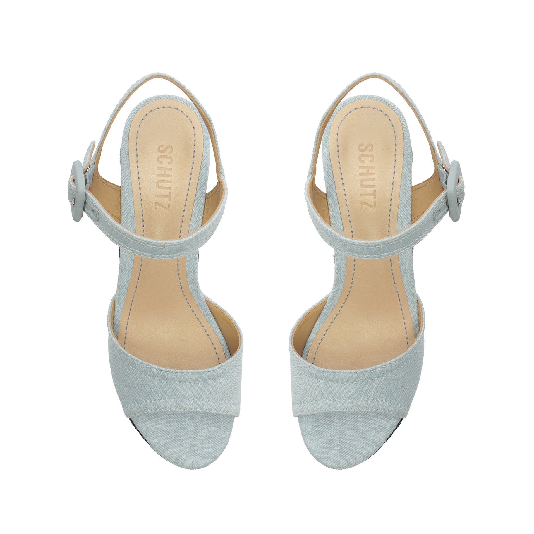 Isabelle Platform Denim Sandal Sandals Spring 23    - Schutz Shoes