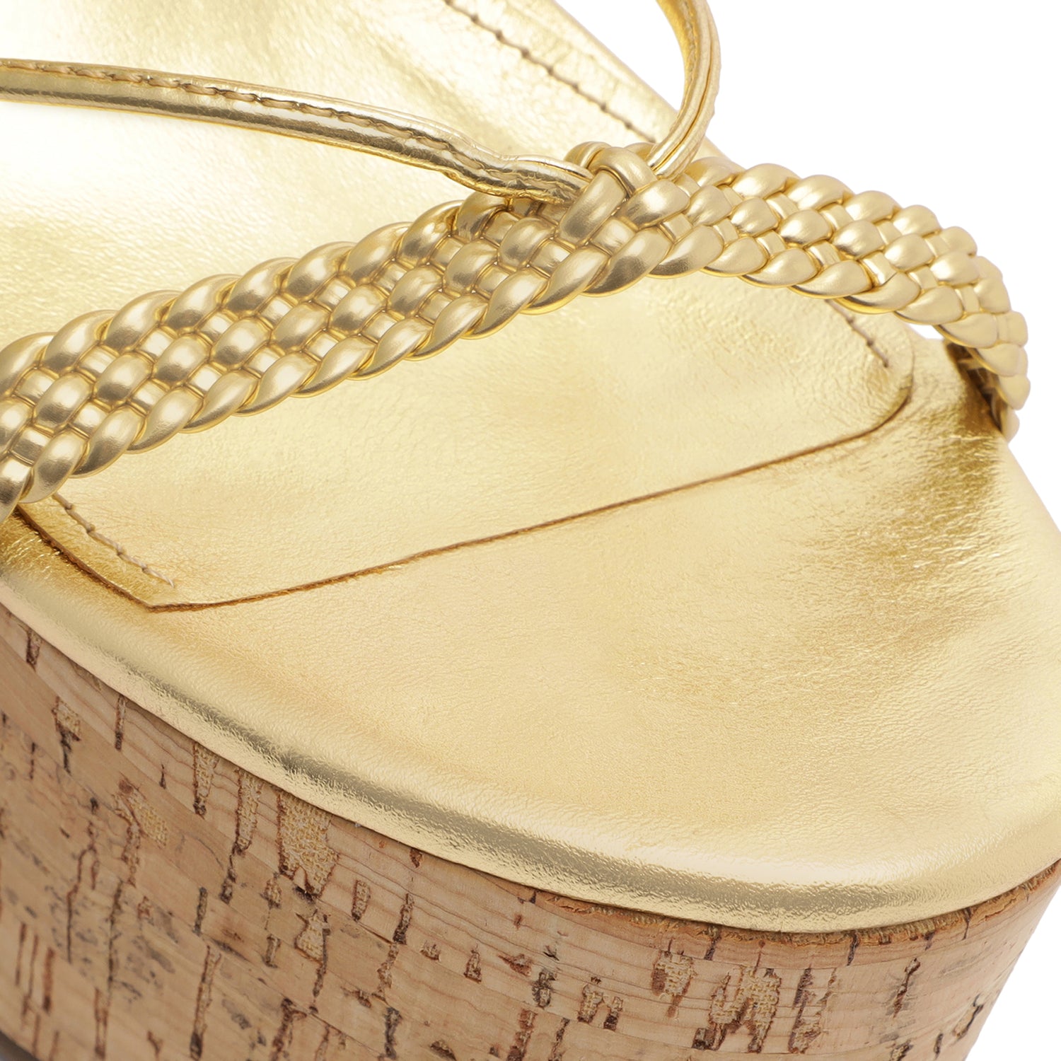Maxima Cutout Metallic Sandal – SCHUTZ