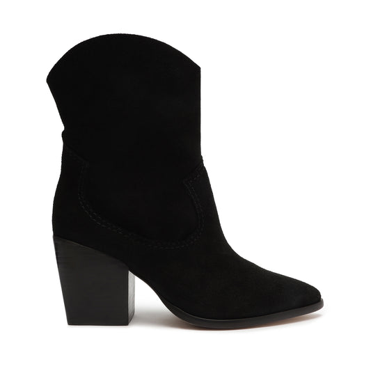 Tessie Suede Bootie Booties OLD 5 Black Suede - Schutz Shoes