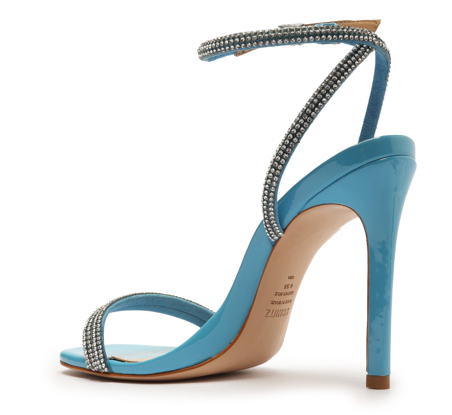 Altina Glam Patent Synthetic Sandal Blue Patent Synthetic