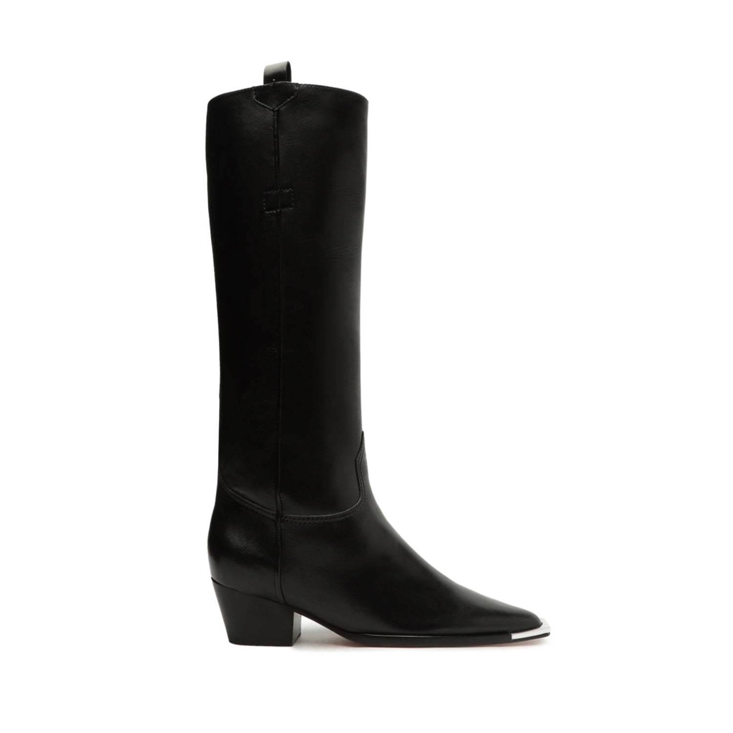 Tessie Up Calf Leather Boot Boots Fall 22 5 Black Calf Leather - Schutz Shoes