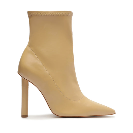 Gia Nappa Leather Bootie Fall 22 5 Light Beige Nappa Leather - Schutz Shoes