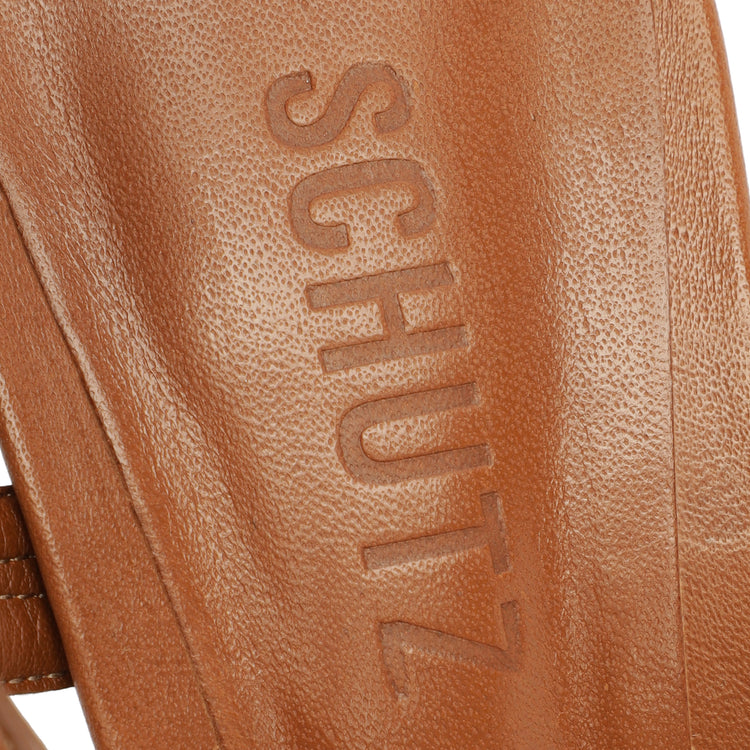 Octavia Mid Calf Leather Sandal New Wood Calf Leather