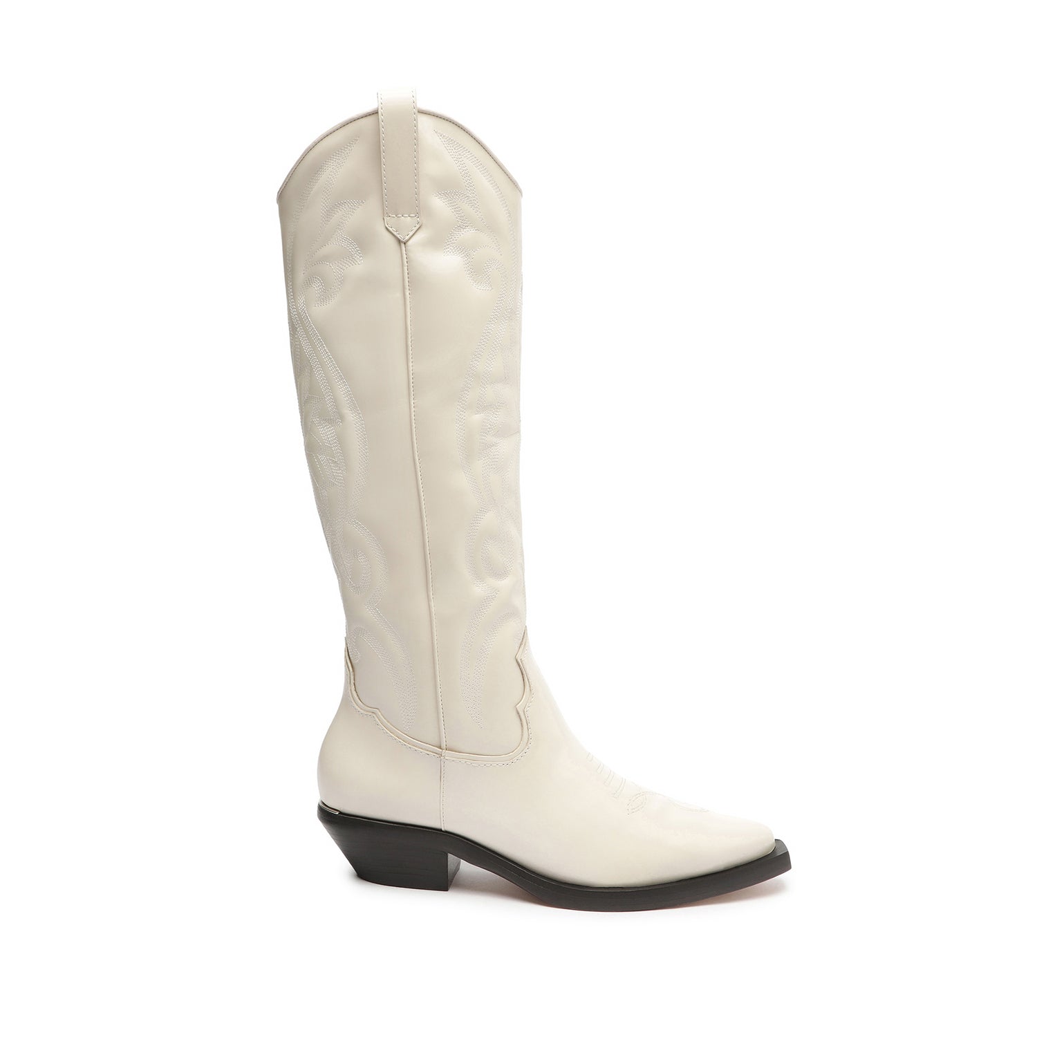 Zachy Up Leather Boot 5 Pearl Leather - Schutz Shoes