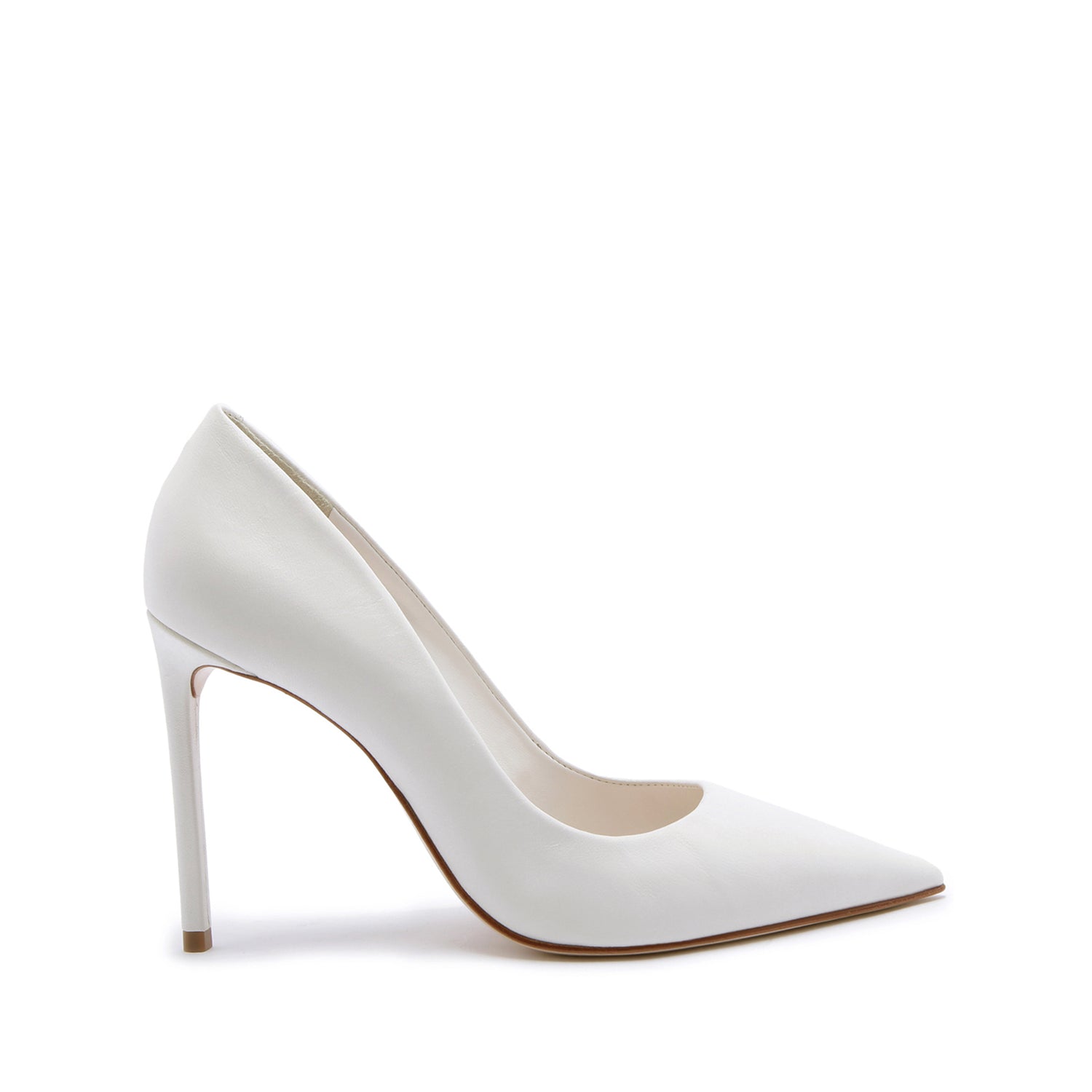 Lou Leather Pump in White | Pointed Toe Shoe | Schutz#R# â SCHUTZ