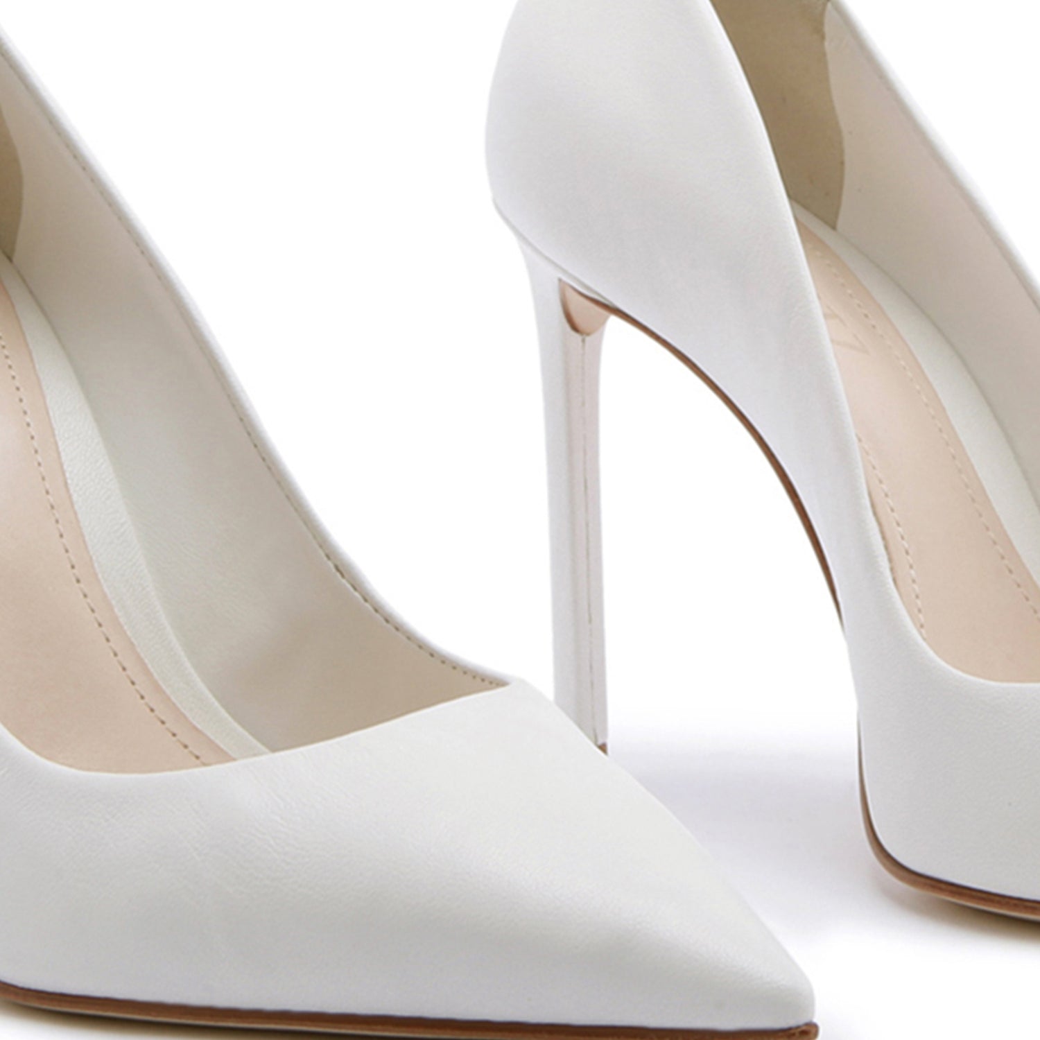 Buy White Heeled Shoes for Women by ELLE Online | Ajio.com