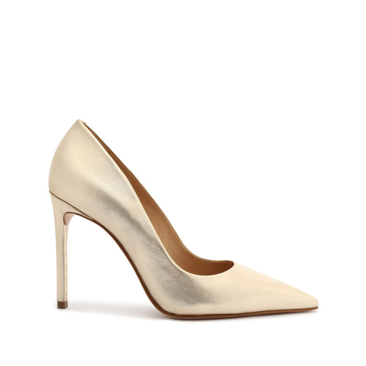 Lou Metallic Leather Pump Pumps Open Stock 5 Gold Metallic Leather - Schutz Shoes