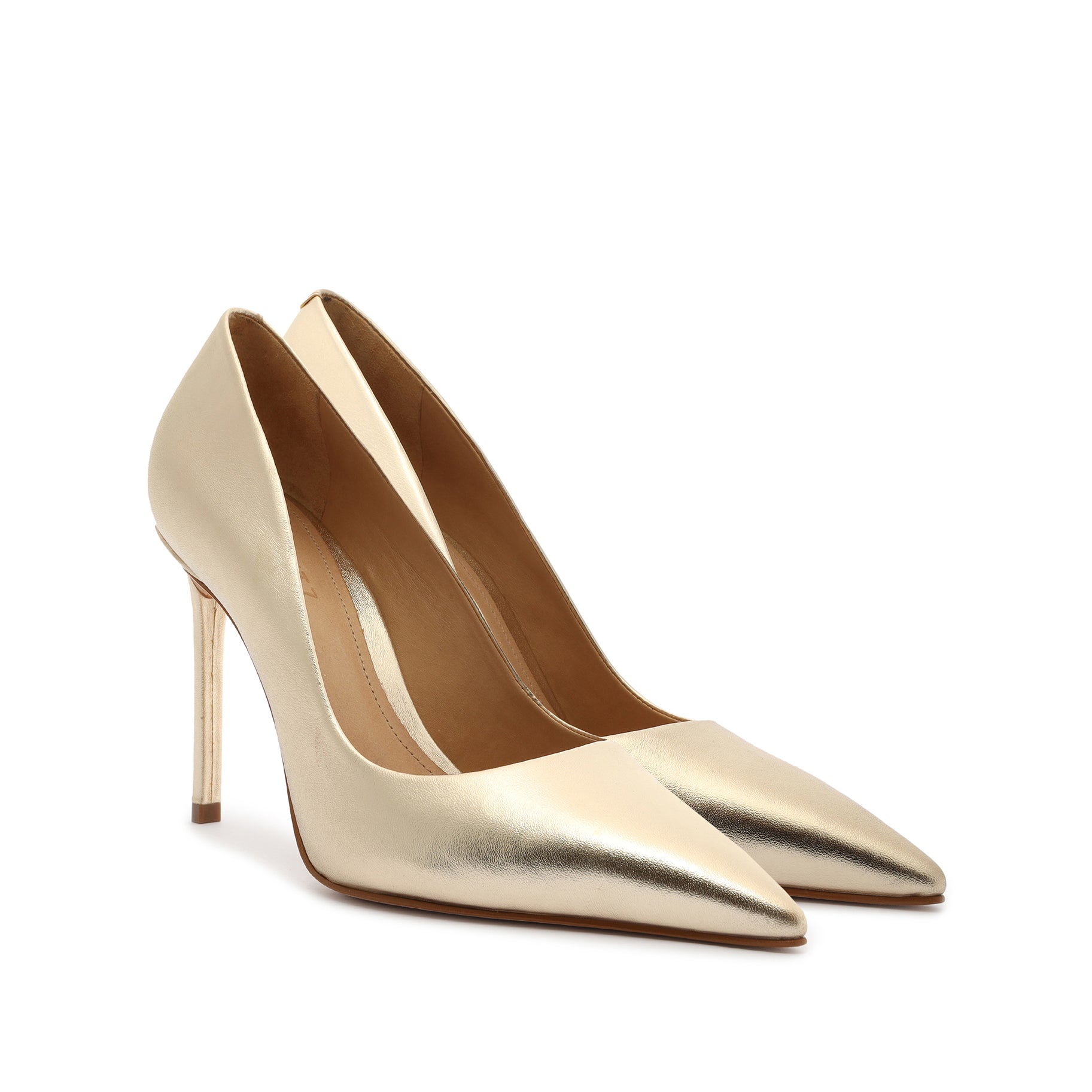 Lou Metallic Leather Pump Pumps Open Stock    - Schutz Shoes