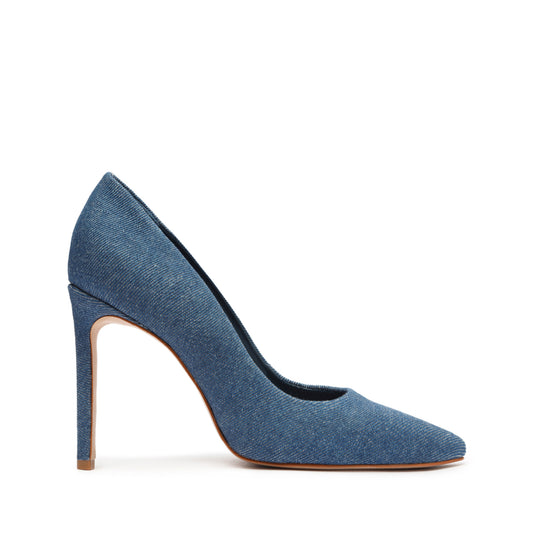 Lou Denim Pump Pumps Pre Fall 22 5 Blue Denim - Schutz Shoes