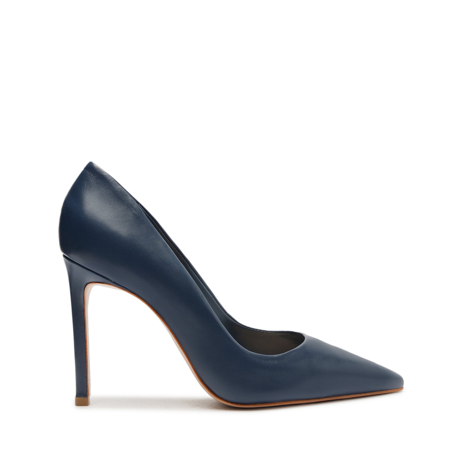 Lou Nappa Leather Pump Pumps Summer 22 5 Dress Blue Nappa Leather - Schutz Shoes