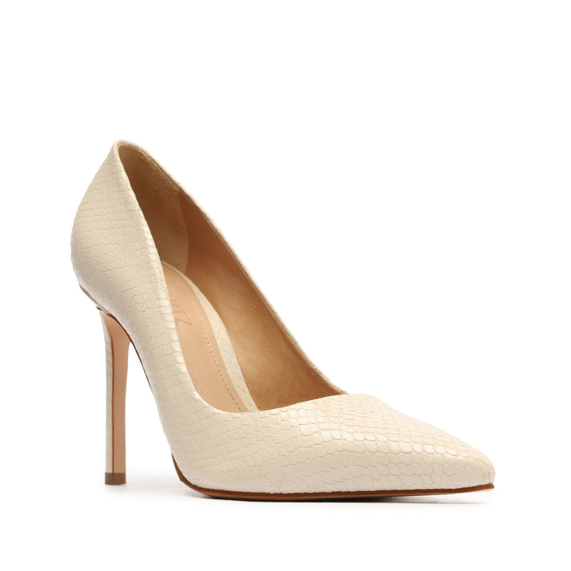 Lou Snake-Embossed Leather Pump Pumps Pre Fall 22    - Schutz Shoes