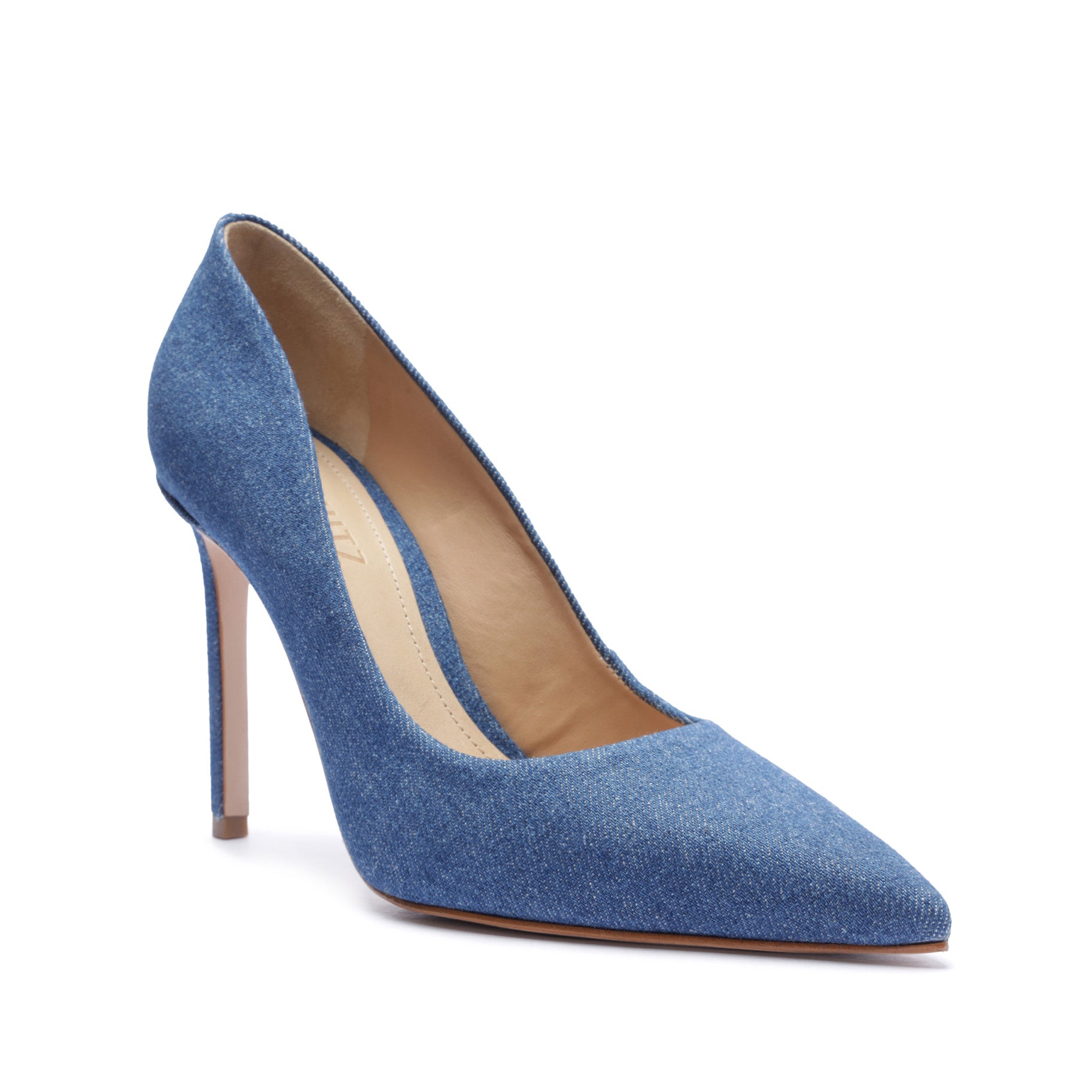 Lou Denim Pump Pumps Open Stock    - Schutz Shoes