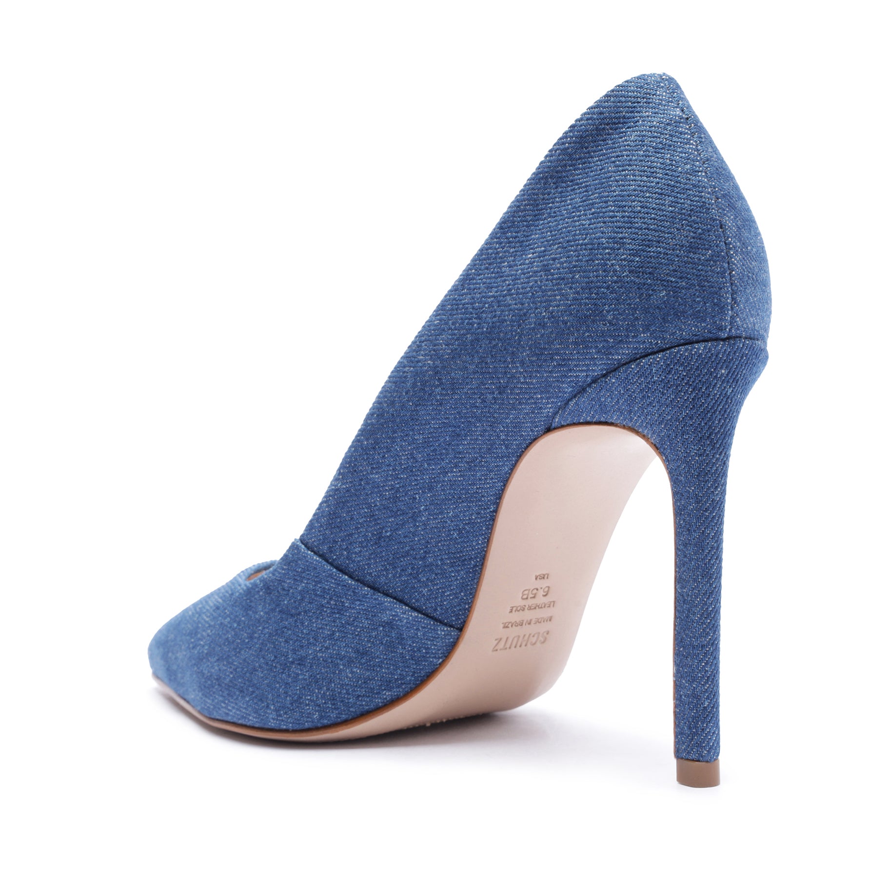 Lou Denim Pump Pumps Open Stock    - Schutz Shoes