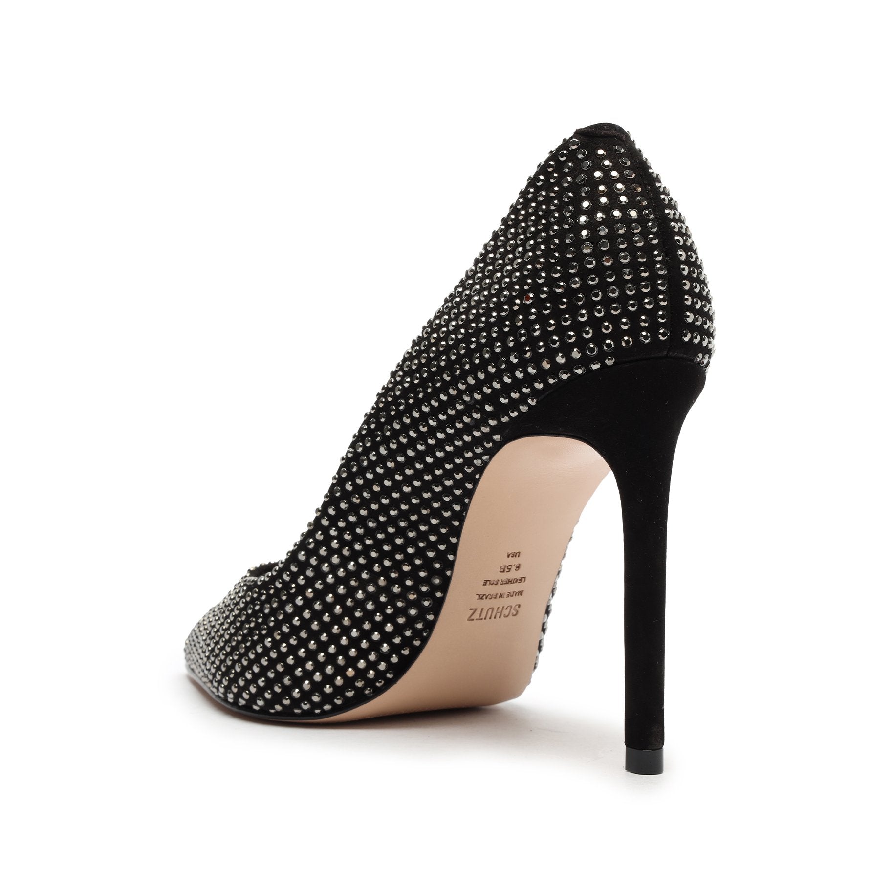 Lou Crystal Nubuck & Rhinestones Pump Pumps Sale    - Schutz Shoes