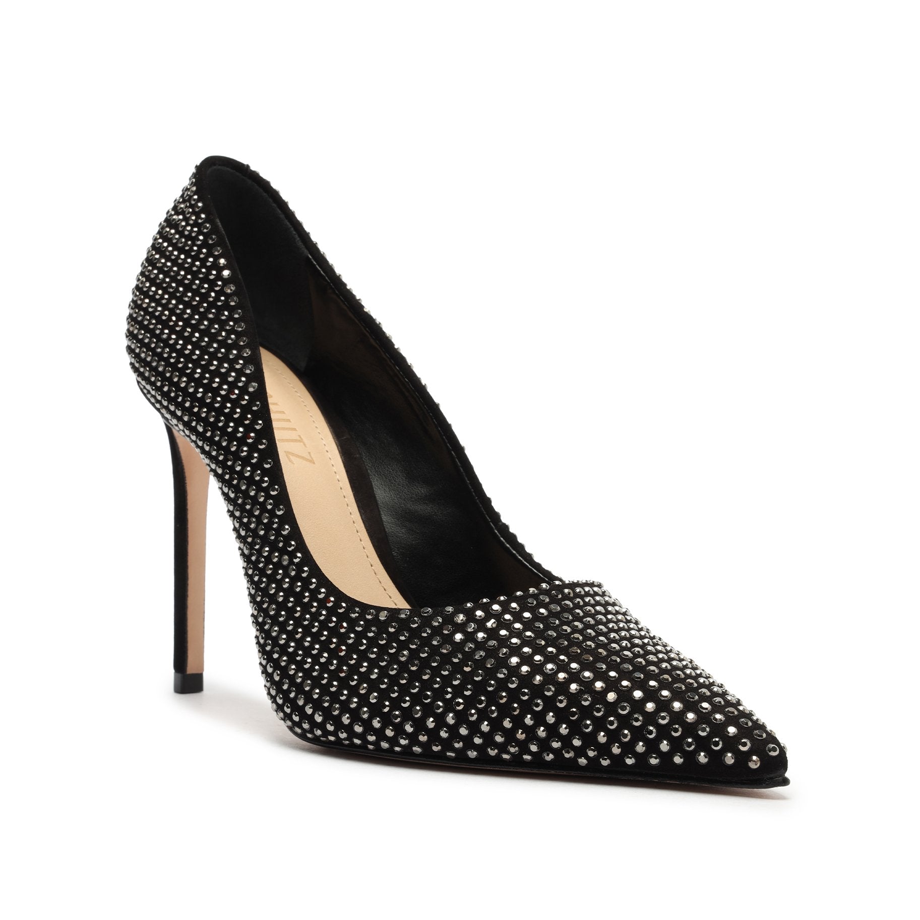 Lou Crystal Nubuck & Rhinestones Pump Pumps Sale    - Schutz Shoes