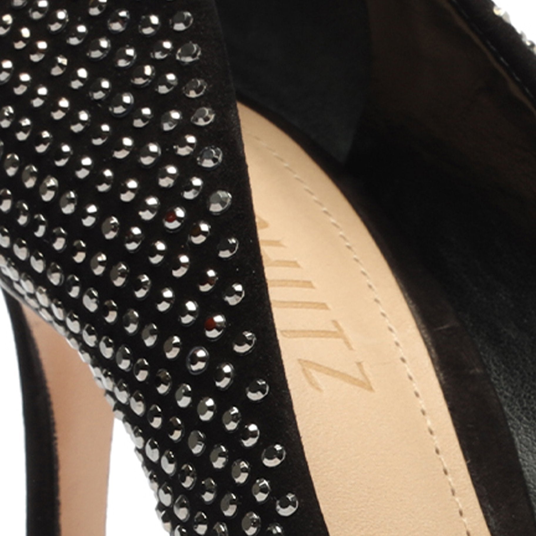 Lou Crystal Nubuck & Rhinestones Pump Pumps Sale    - Schutz Shoes