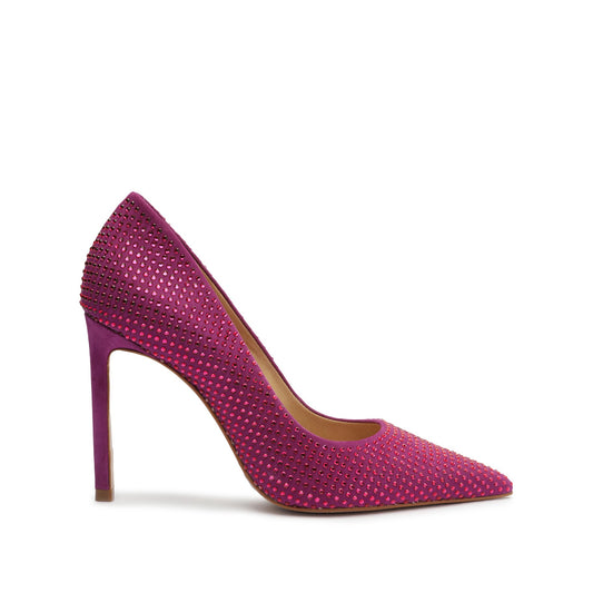 Lou Crystal Nubuck Pump Pumps OLD 5 Bright Violet Nubuck - Schutz Shoes