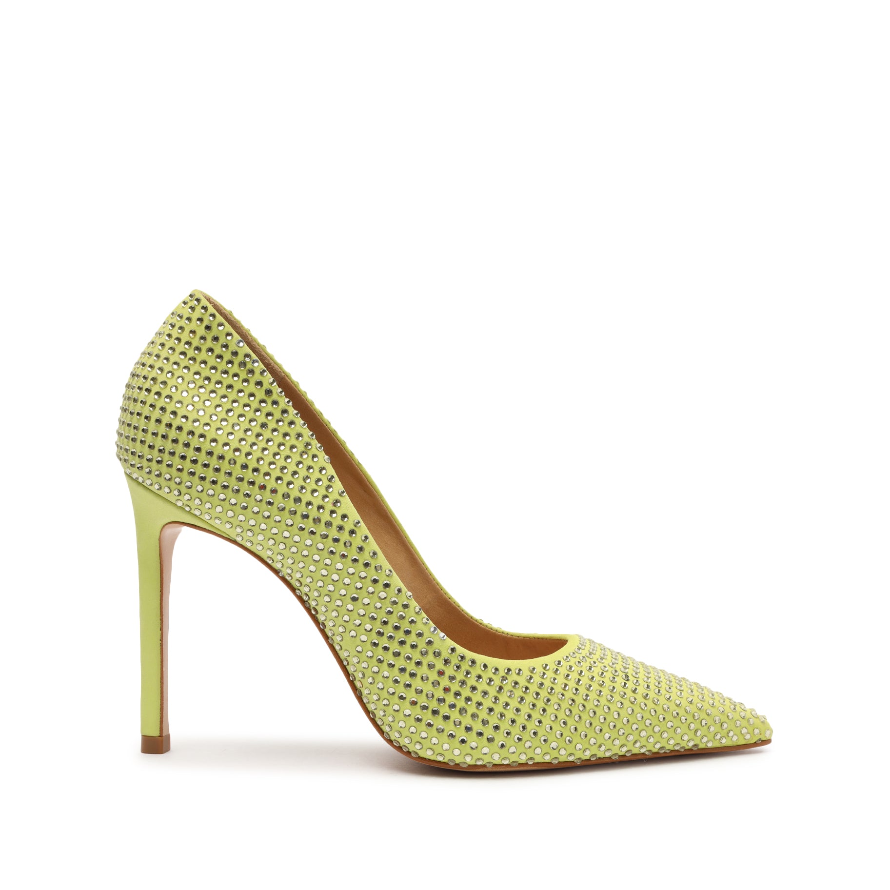 Lou Crystal Nubuck Pump Pumps OLD 5 Wild Lime Nubuck - Schutz Shoes