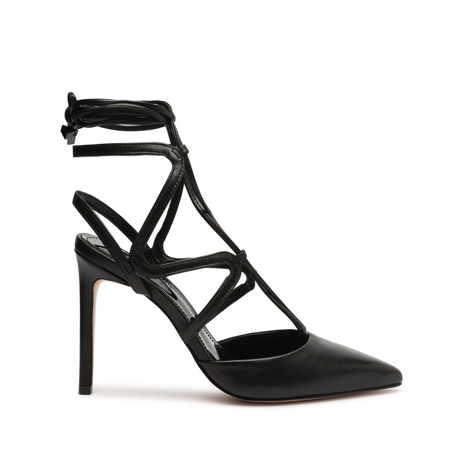 Clemence Nappa Leather Pump Black Nappa Leather