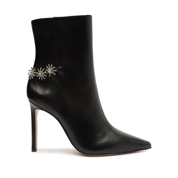 Clementine Nappa Leather Bootie Booties Open Stock 5 Black Nappa Leather - Schutz Shoes
