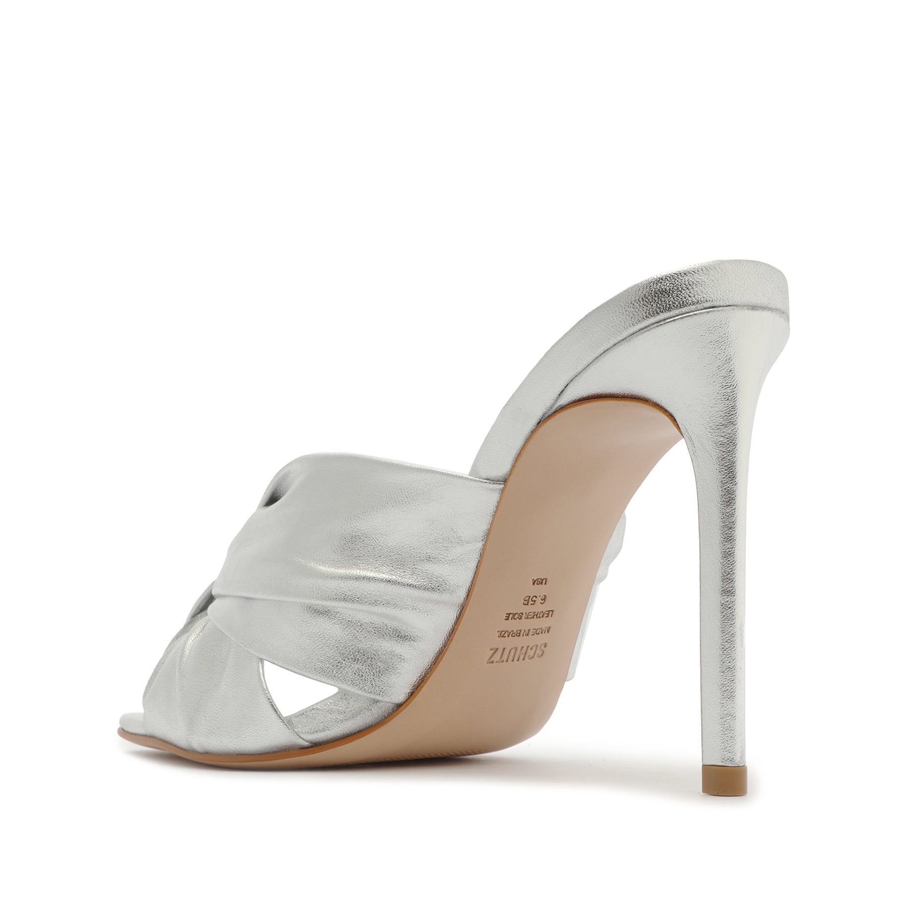 Mindy Metallic Leather Sandal Sandals Pre Fall 22    - Schutz Shoes