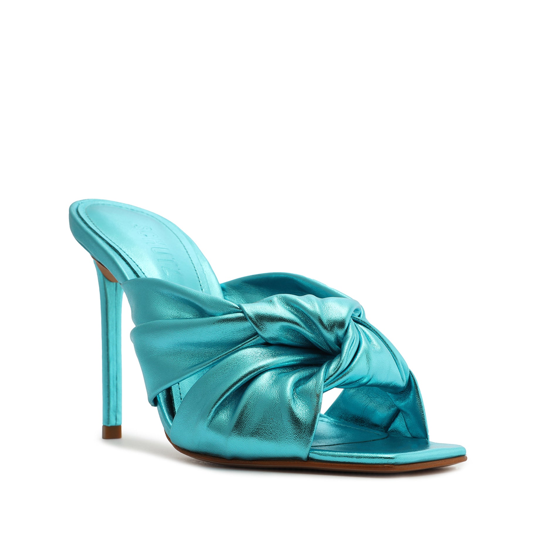 Mindy Metallic Leather Sandal Sandals Pre Fall 22    - Schutz Shoes