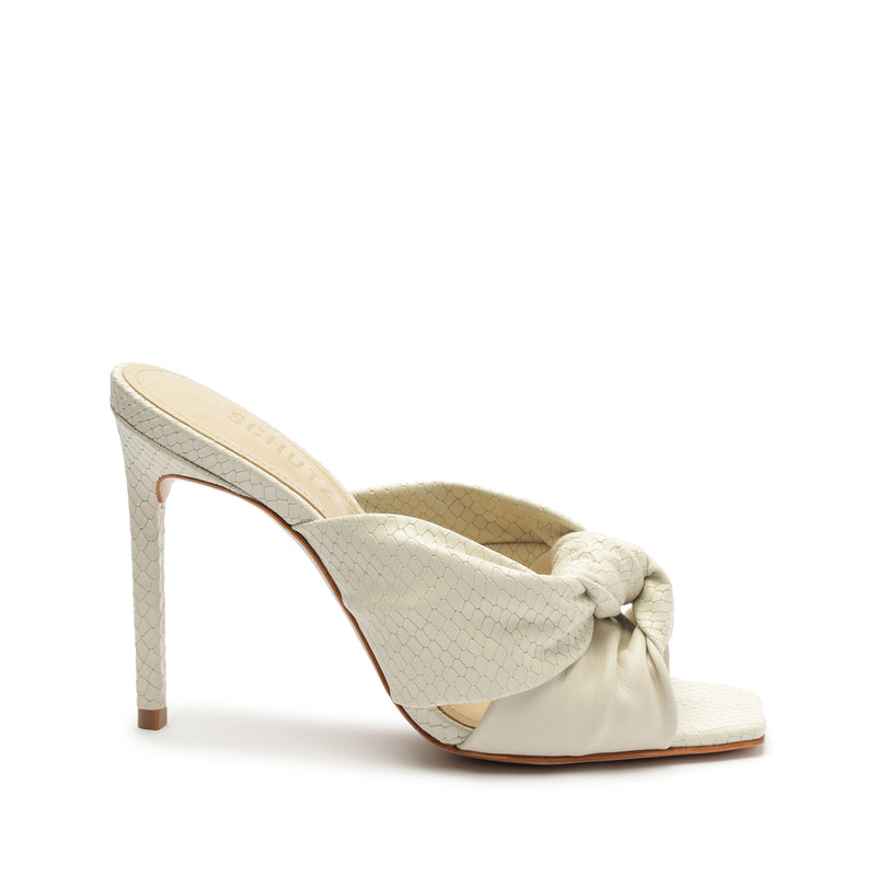 Mindy Deluxe Nappa Sandal Sandals Summer 23 5 Pearl Deluxe Nappa - Schutz Shoes