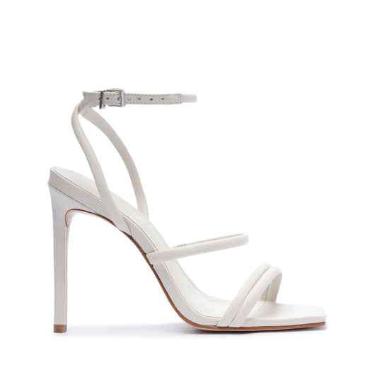 Nylla Casual Nappa Leather Sandal Sandals PRE FALL 23 5 Pearl Nappa Leather - Schutz Shoes