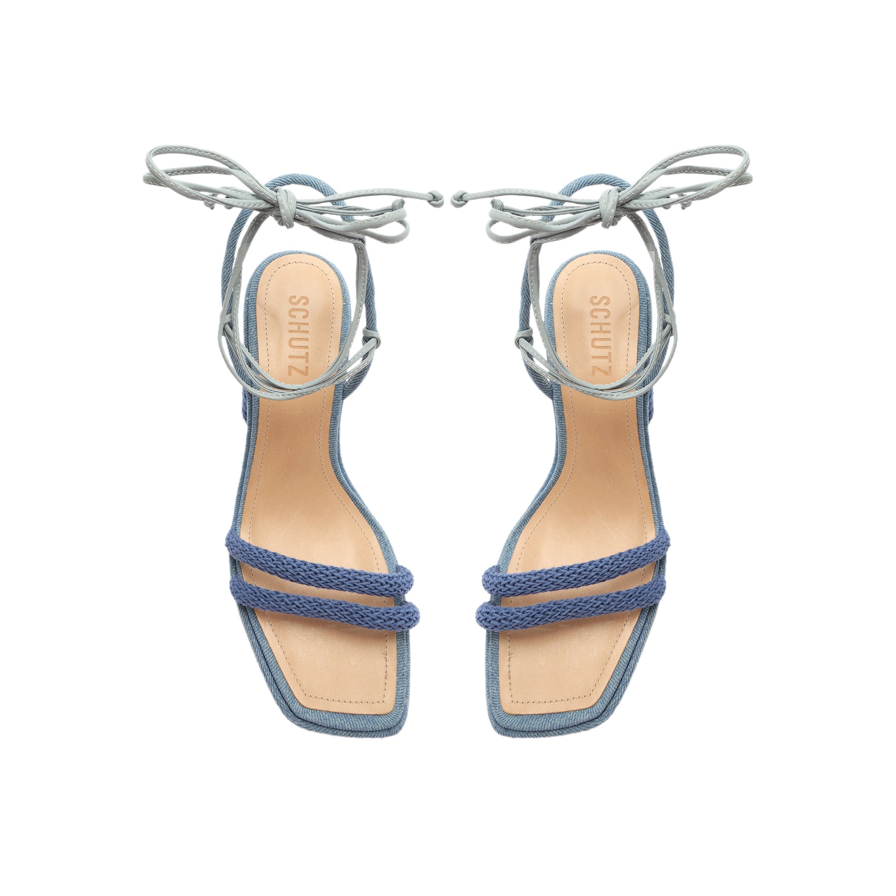 Leenah Denim Sandal Sandals OLD    - Schutz Shoes