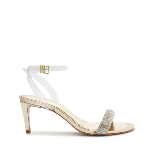 Irina Mid Vinyl Sandal OLD 5 Platina Vinyl - Schutz Shoes