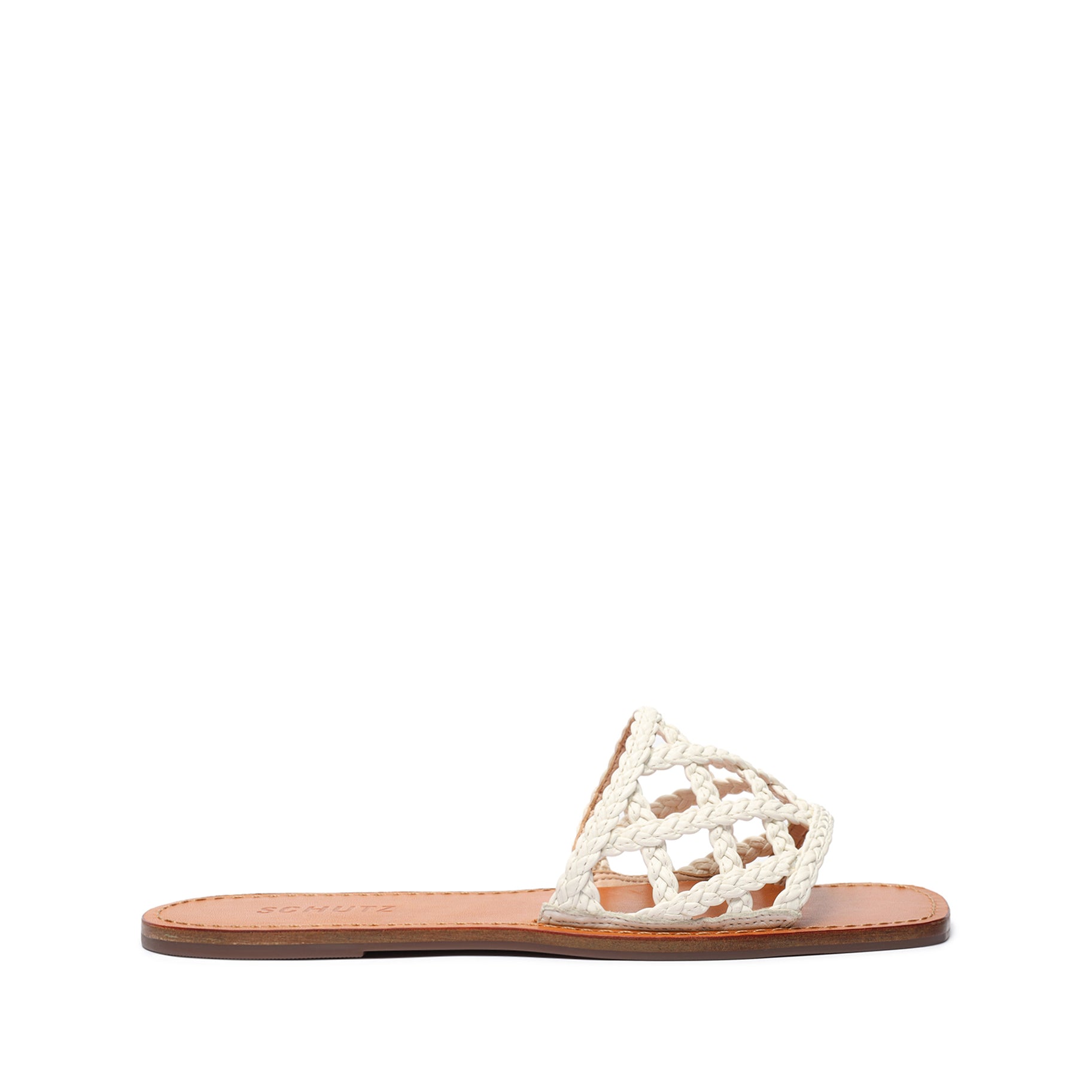 Ericka Sandal Sale 5 White Leather - Schutz Shoes