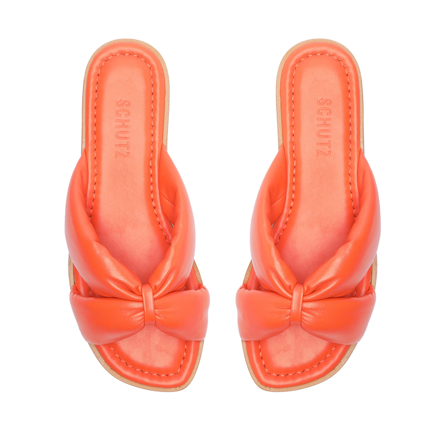 Fairy Nappa Leather Sandal Flats Spring 23    - Schutz Shoes