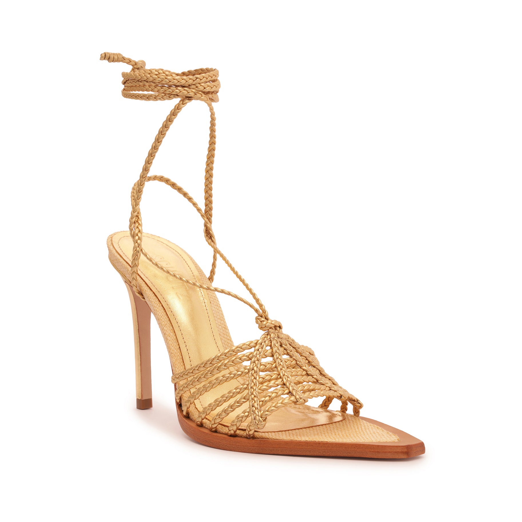 Adele Metallic Leather Sandal Sandals Spring 23    - Schutz Shoes