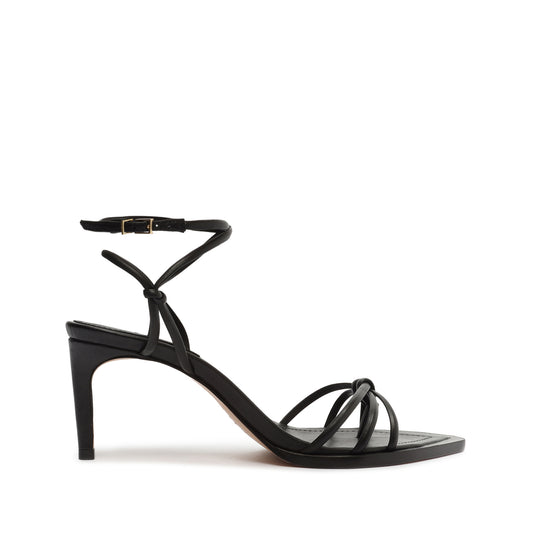 Abby Mid Leather Sandal Sandals Pre Fall 22 5 Black Leather - Schutz Shoes