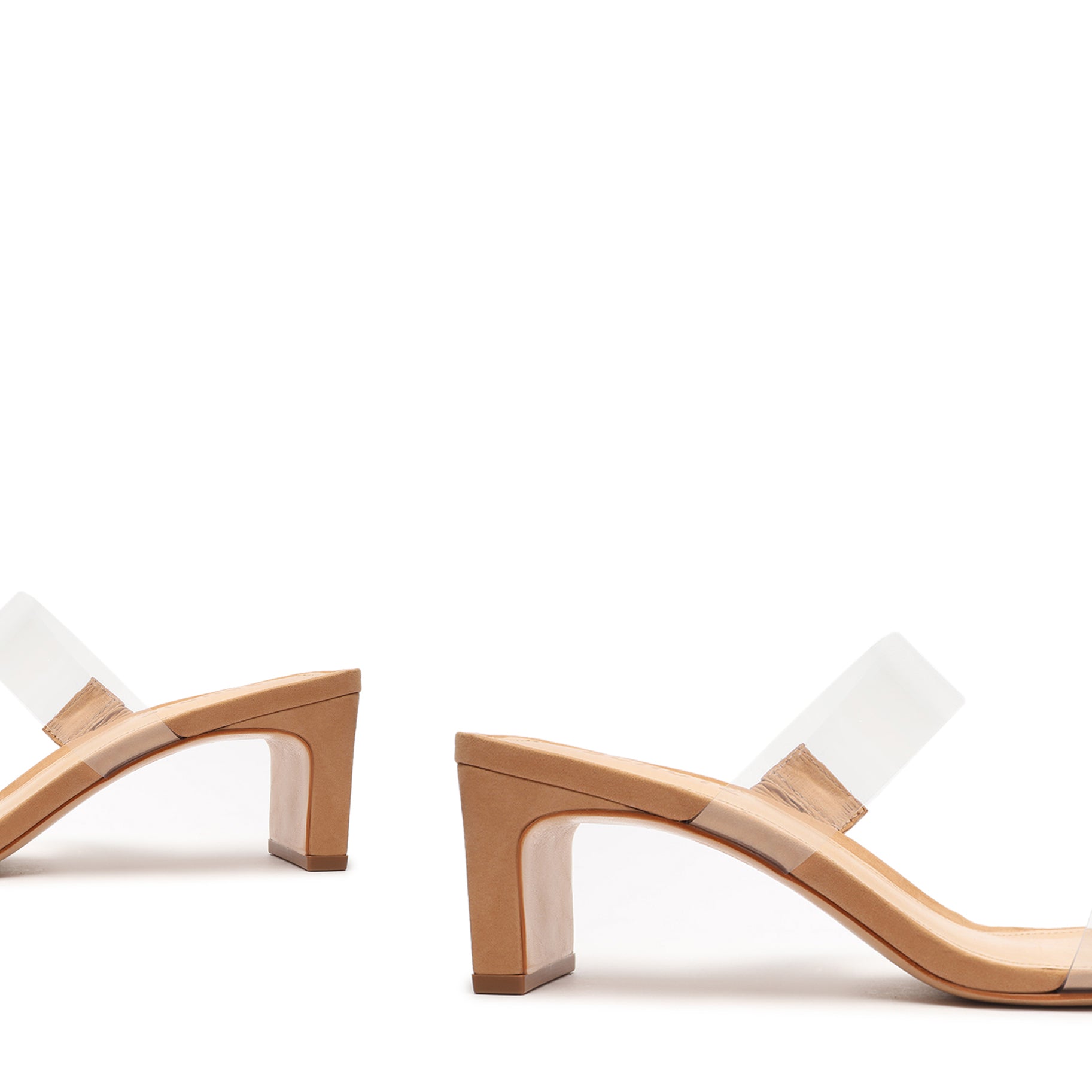 Taina Vinyl & Leather Sandal - Schutz Shoes