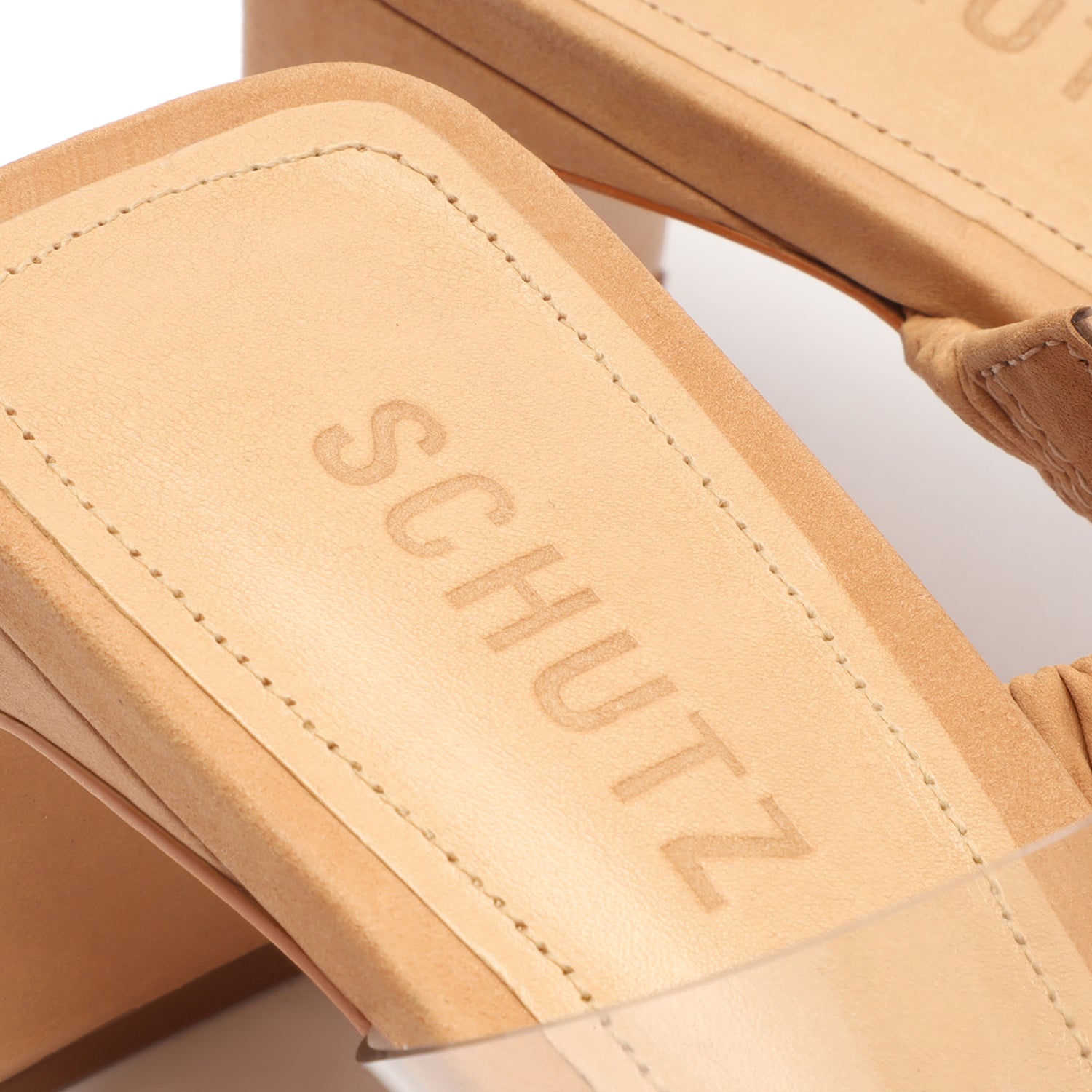 Taina Vinyl & Leather Sandal Sandals Sale    - Schutz Shoes