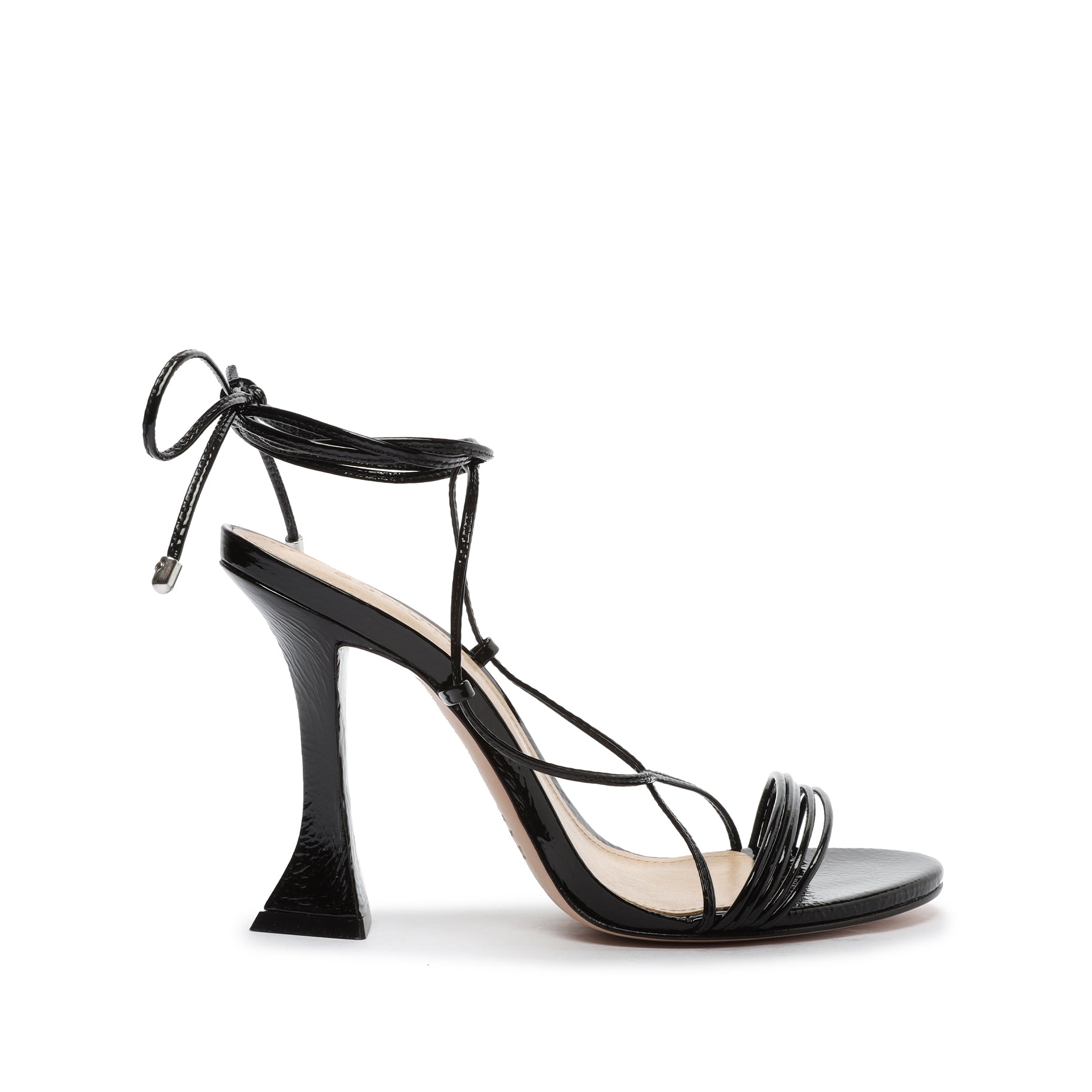 Arceli Patent Leather Sandal Sandals Sale 5 Black Patent Leather - Schutz Shoes