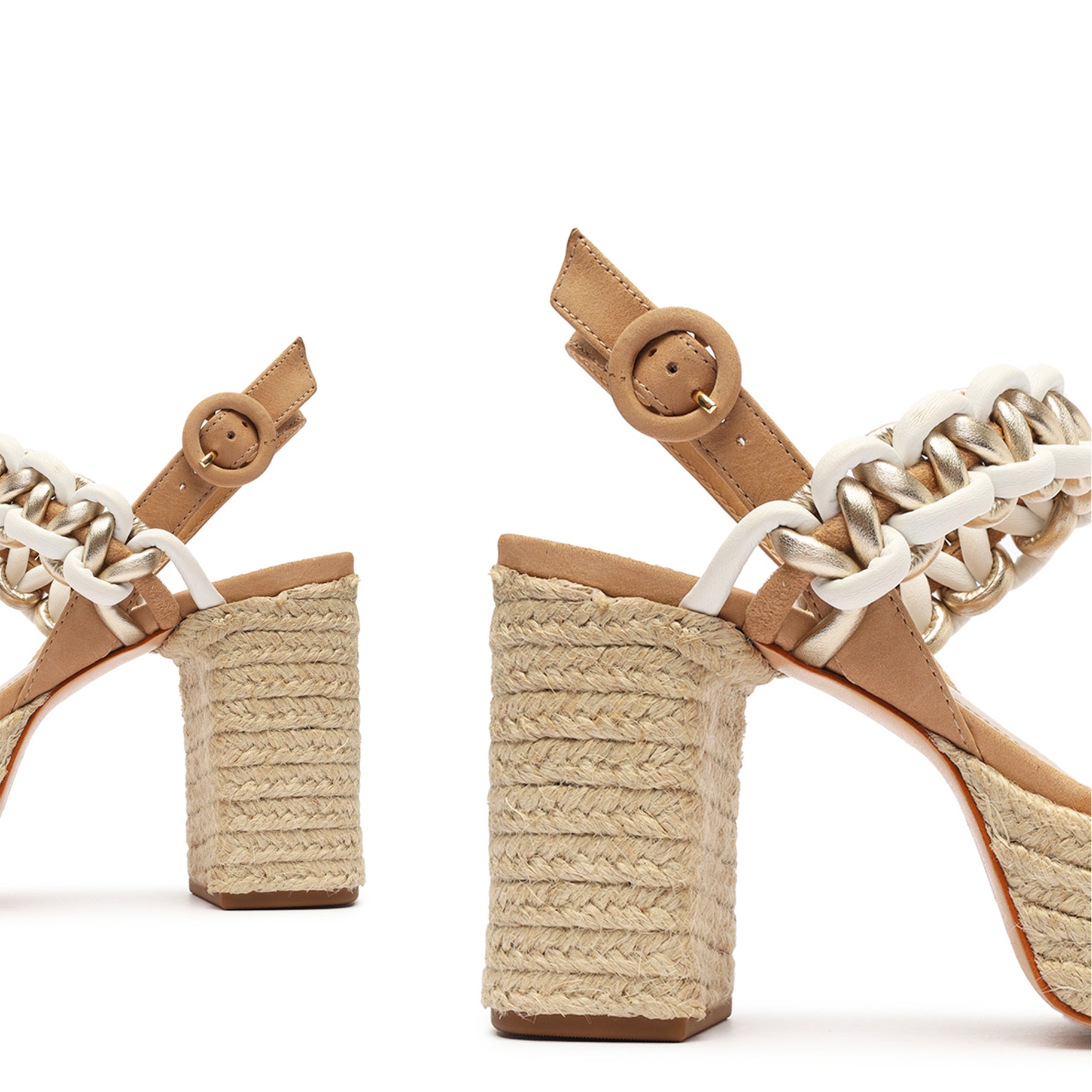 Juliet Plataform Suede & Leather Sandal Sandals OLD    - Schutz Shoes