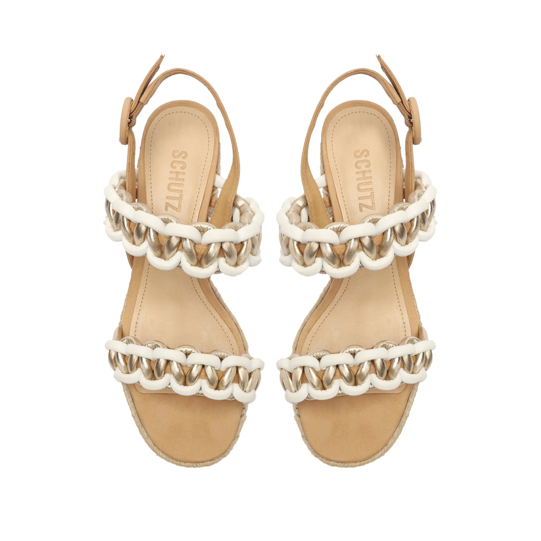 Juliet Plataform Suede & Leather Sandal Sandals OLD    - Schutz Shoes