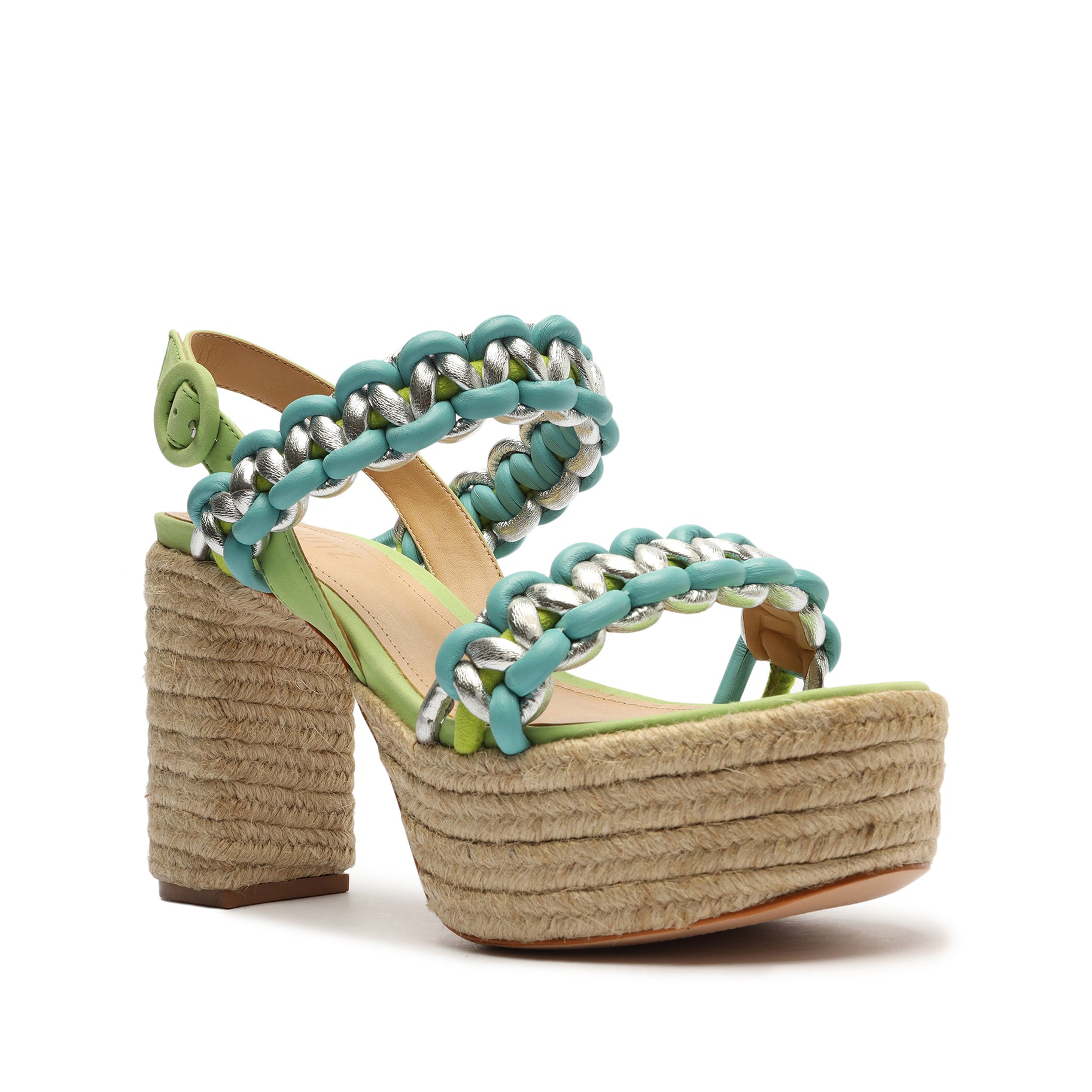 Juliet Plataform Suede & Leather Sandal Sandals OLD    - Schutz Shoes