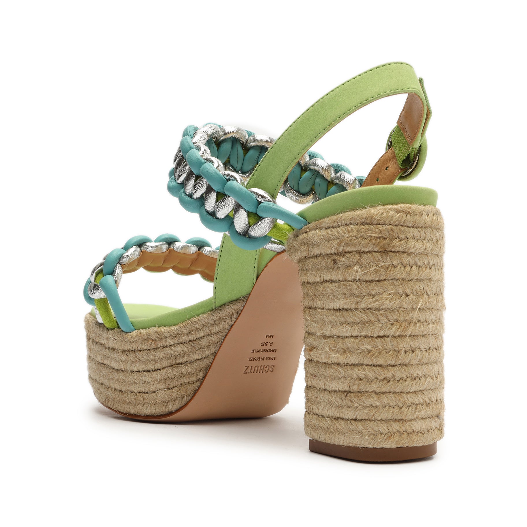 Juliet Plataform Suede & Leather Sandal Sandals OLD    - Schutz Shoes