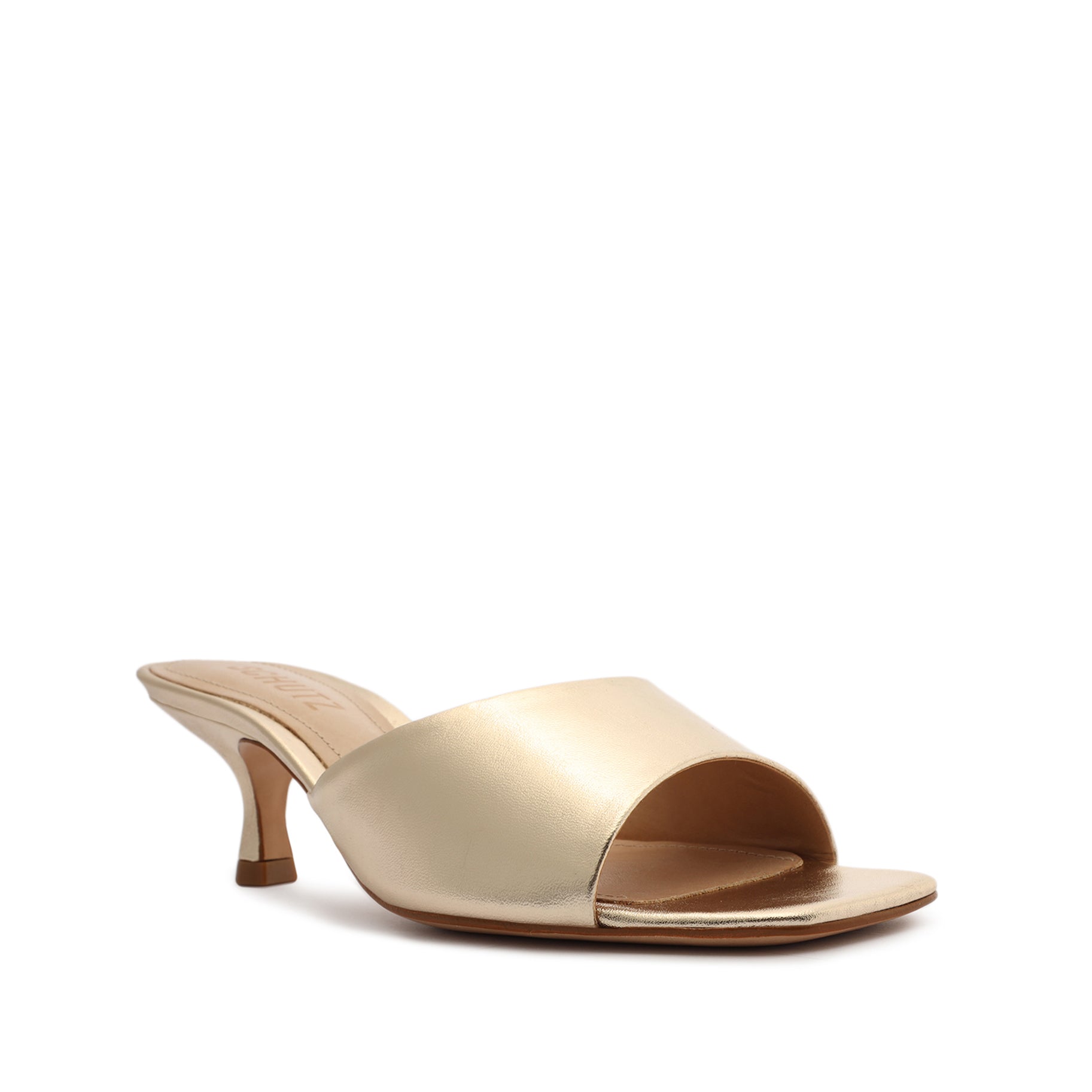 Dethalia Metallic Leather Sandal Sandals CO    - Schutz Shoes