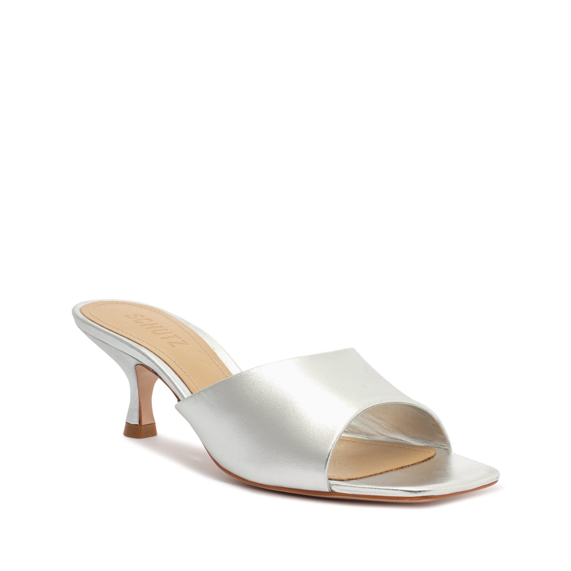 Dethalia Metallic Leather Sandal Sandals CO    - Schutz Shoes