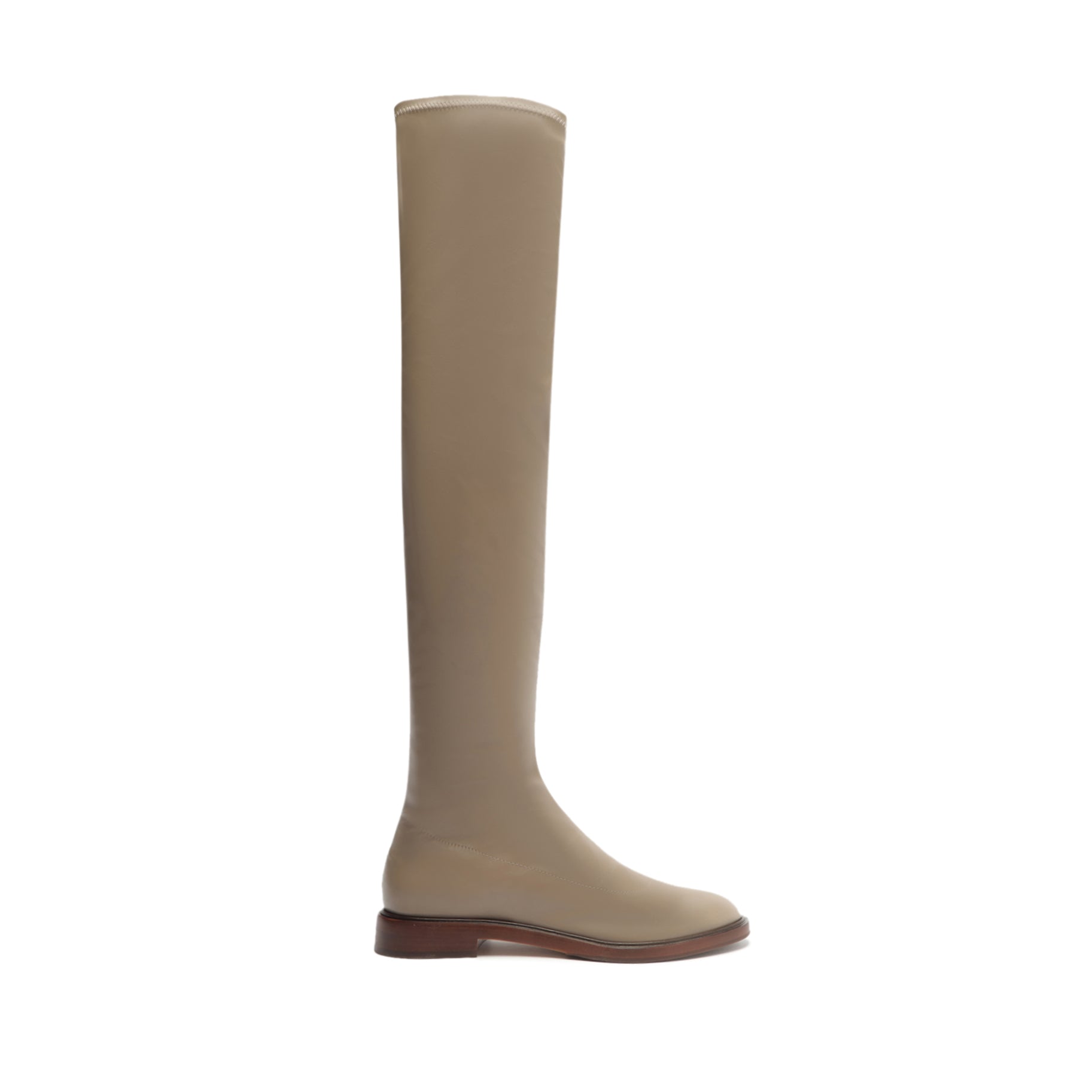 Kaolin Over the Knee Leather Boot Boots FALL 23 5 Mocaccino Leather - Schutz Shoes