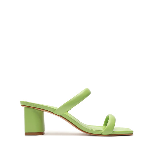 Ully Lo Nappa Leather Sandal Sandals Sale 5 Lime Green Nappa Leather - Schutz Shoes