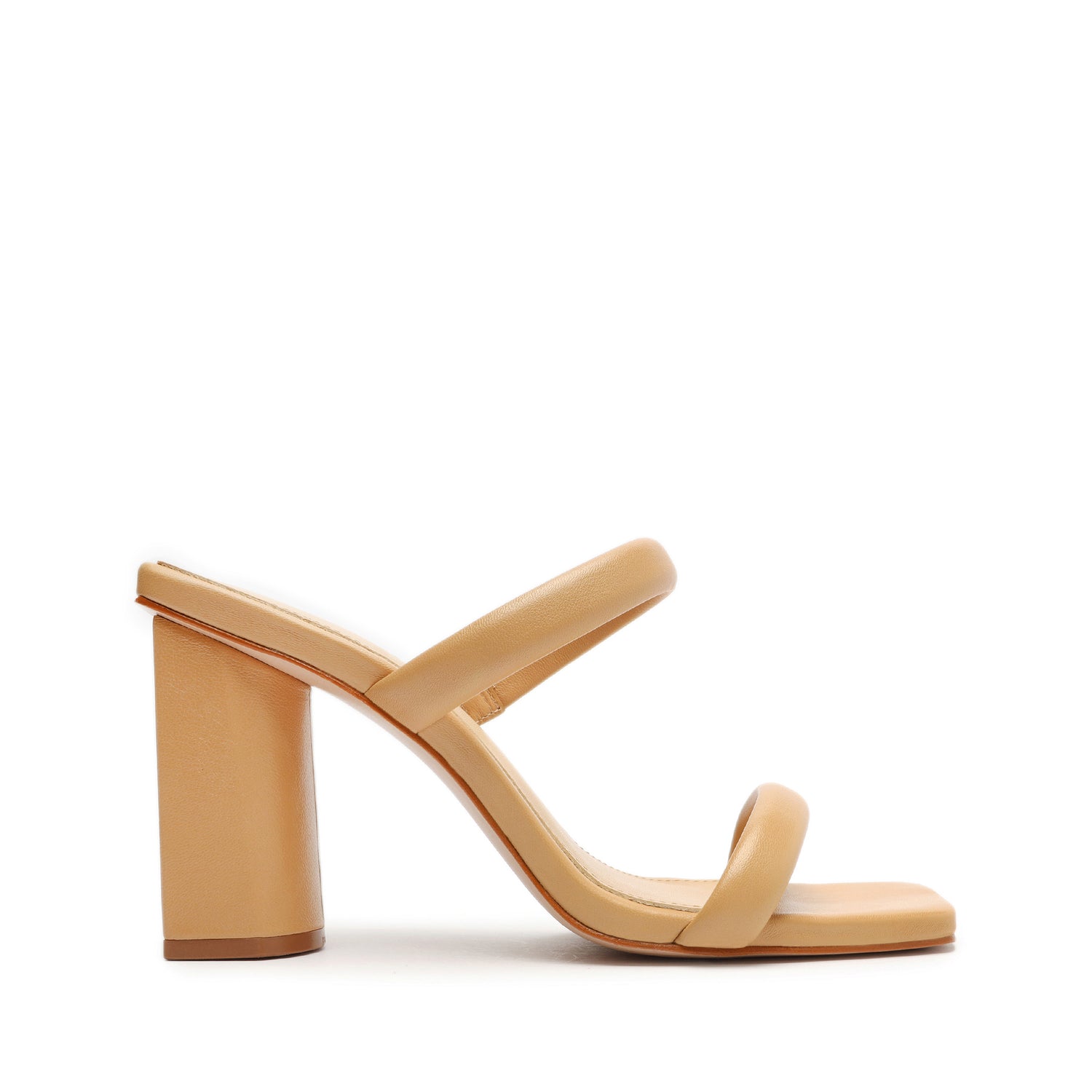 Ully Nappa Leather Sandal Sandals CO 5 Light Beige Leather - Schutz Shoes