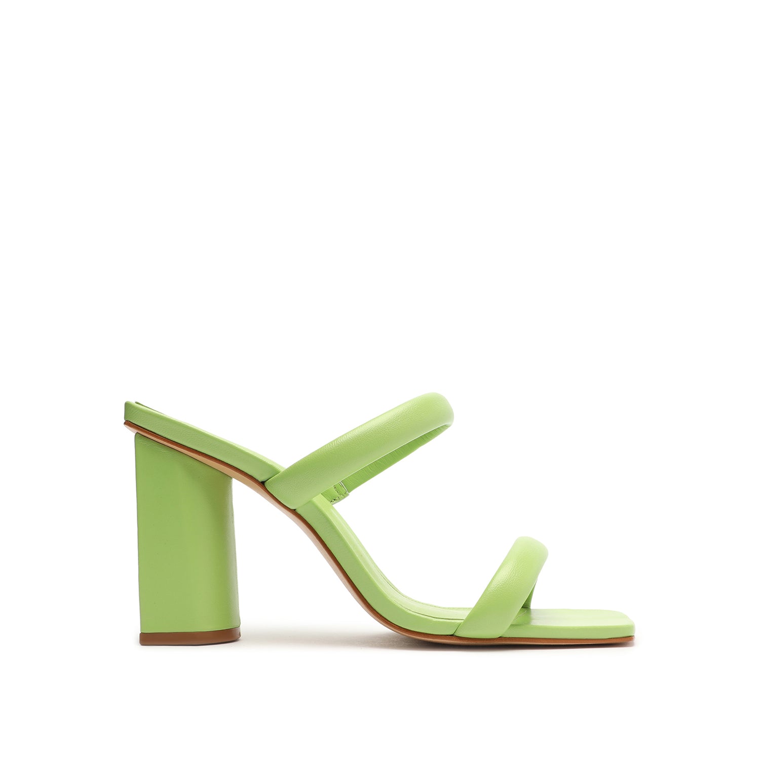 Ully Nappa Leather Sandal Sandals Sale 5 Lime Green Nappa Leather - Schutz Shoes